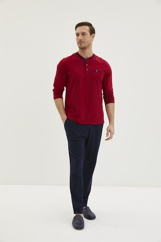 Kiğılı KG40001 Dörtlü Pijama Seti Koyu Bordo
