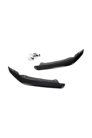 S-dizayn Honda Civic Fc5 Abs Plastik Arka Tampon Flap Parlak Siyah 2016-2021 A+kalite