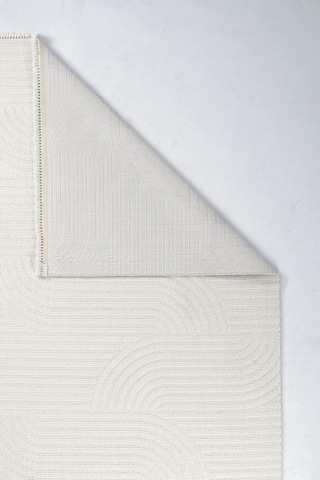 Hoom Rugs Piana 1117 Beyaz İskandinav Halı Beyaz
