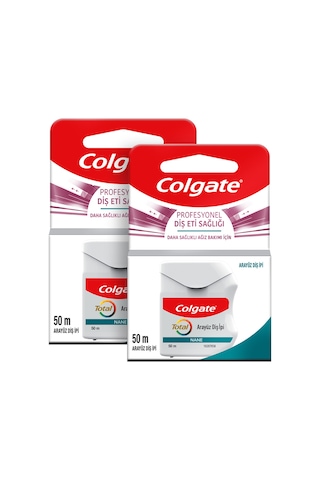Colgate Total Profesyonel Diş Eti Sağlığı Arayüz Diş İpi 2 x 50 M