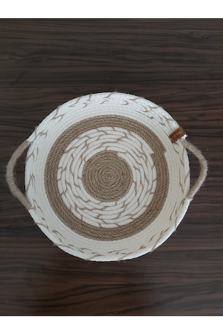 Hasır Sepet, Saklama Kutusu, Düzenleyici, Organizer 27x6 cm