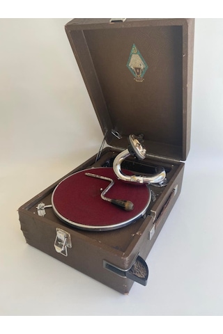 Molotov Sovyet Antika Çanta Gramofon 067