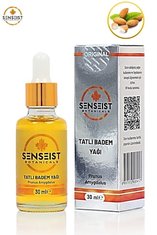 Senseist Botanicals Tatlı Badem Yağı 30 Ml %100 Saf - Sertifikalı