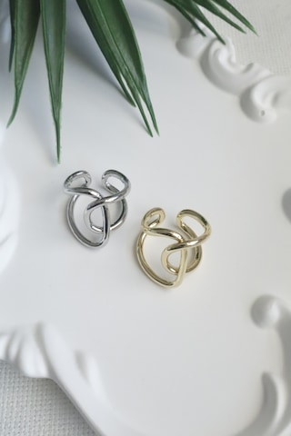 Kadın Yüzük Double Minimalist Ayarlanabilir Yüzük Çok Renkli