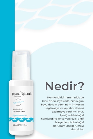 Nemlendirici Cilt Bakım Kremi 50 Ml