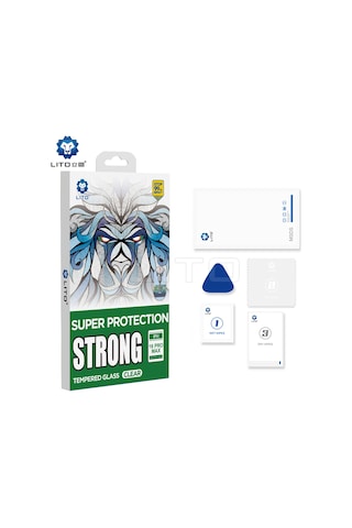 Lito D+ Max Clear Strong Glass Apple Uyumlu iPhone 15 Plus Ekran Koruyucu
