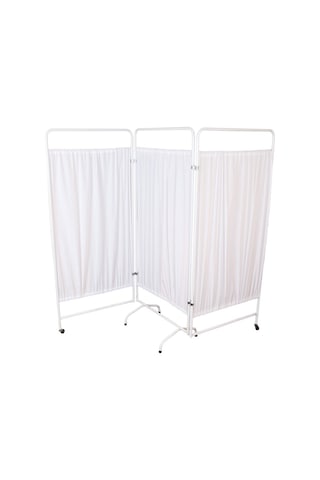 3 Kanatlı Paravan Muayene Masası Paravanı Revir Paravanı