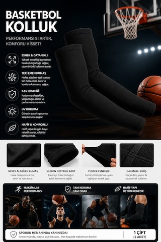 Voltrike Siyah Basketbol Kolluğu Örme