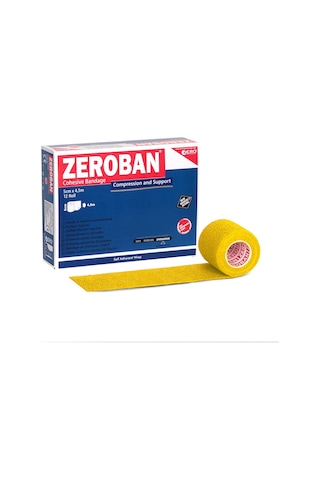 Zeroban Bandaj 5 CM x 4.5 M Sarı
