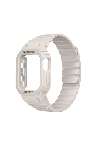 Apple Watch 38mm Kd-142 Airbag Tasarımlı Kasa Koruyuculu Silikon Kordon