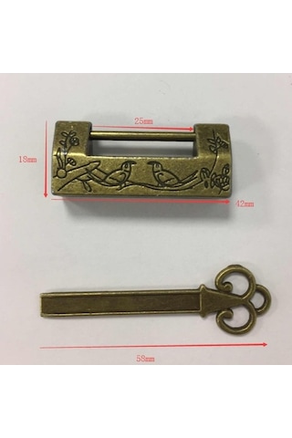 Trendooze Homyl Vintage Kasa, Bakır Kapı, Bagaj Dolabı Kutusu