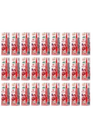 Meysu %100 Vişne Kiraz Üzüm Suyu 200 Ml X 27 Adet