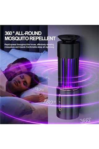 Jialan Şarj Edilebilir Sivrisinek Katili Lamba Böcek Sinek