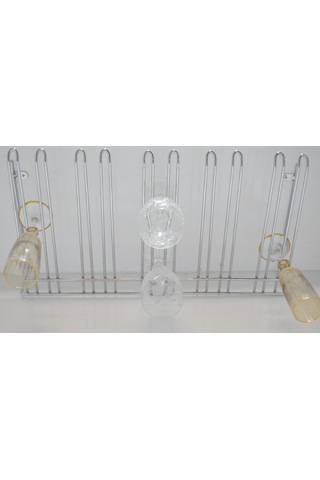 Krom 5 Bölmeli Bar Kadehlik Bardaklık