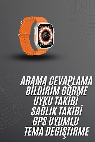 Akıllı Saat Arama Cevaplayan Bildirim Görme Yeni Nesil Bluetooth Bağlantılı