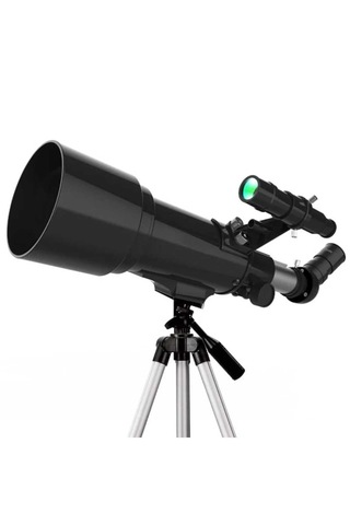400x70mm Hd Refraktör Teleskop - 150x Büyütme Telefon Adaptörlü - Profesyonel Kara Ve Uzay Seyir
