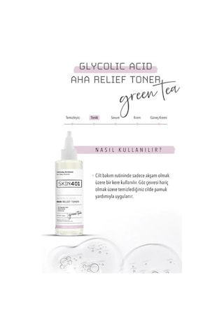 Skin401 Glikolik Asit Aha Aydınlatıcı Etkili Leke Karşıtı Tonik 200 ML