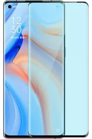 Oppo Reno 4 Pro (4G) 3D Polymer Kavisli Tam Kaplayan Nano Ekran Koruyucu