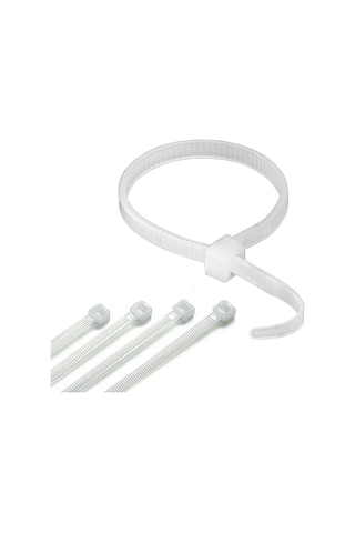 Aletçantam Kablo Bağı Plastik Kelepçe Cırt Amerikan Kelepçesi 100 Adet -3.6x250mm