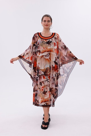 Tarzını Seç Kimono Pareo - Tesettür Pareo - Belek Model 240x135 Cm Çok Renkli