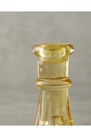 English Home Cyrstal Cam Şamdan Amber Amber