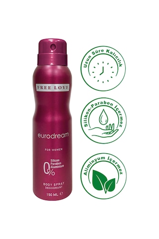 Free Love Eurodream Kadın Deodorant 150 ML