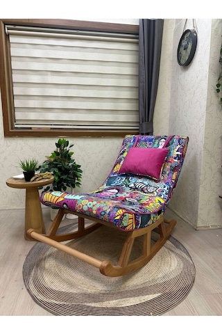 Asedia Asedia Miskin Naturel Frida Sallanan Sandalye Dinlenme Koltuğu