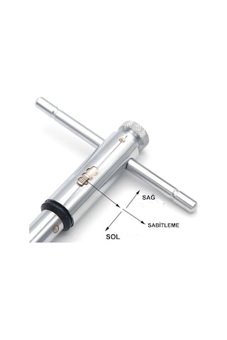 No 2 Cırcırlı Kılavuz Kolu Uzun Tip M5 - M12 Arası