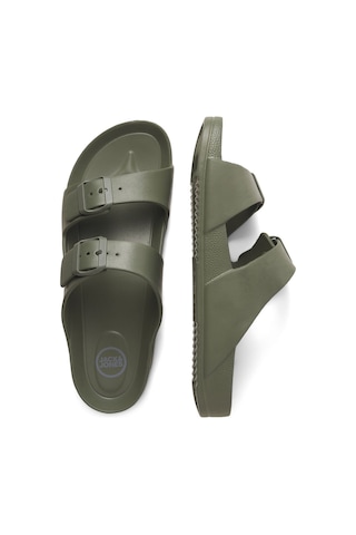 Jack & Jones Erkek Jfwcroxton Çift Bantlı Sandelet Terlik 12204004 Haki
