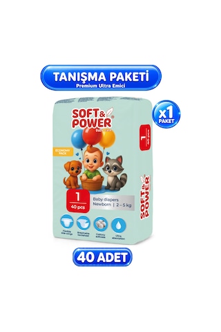 Bebek Bezi No:1 Yeni Doğan 2-5 Kg 40'lı 1 Numara