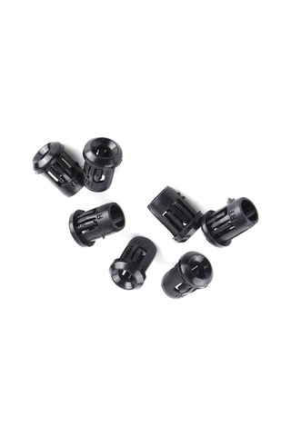 Xindoker 50 Adet Siyah Nilon Led Tutucu, 3mm Iç Çaplı, Taşlığa Kolay Montaj, Dayanıklı Malzeme