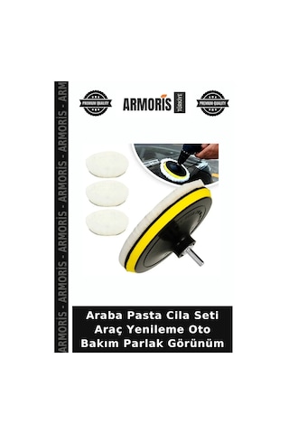 Araba Pasta Cila Seti Araç Yenileme Oto Bakım Parlak Görünüm