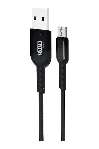Loov Tech Dk53 Plastik 100 Cm Micro Şarj Ve Data Kablosu Nt-104346
