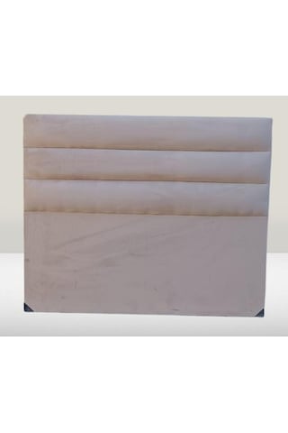 Başlık 90344 Dk Çift Kişilik 120'lık Yatay Dilimli Tay Tüyü Krem Kumaş El Yapım