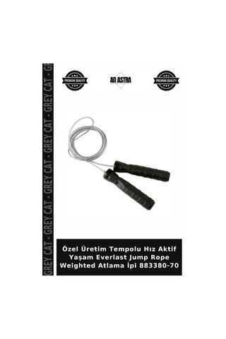 Özel Üretim Tempolu Hız Aktif Yaşam Everlast Jump Rope Weighted Atlama İpi 883380-70