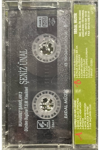Kaset Şeniz Ünal Muhabbet Şarkıları 2 Dünden Bugüne T.s.m. Klasik