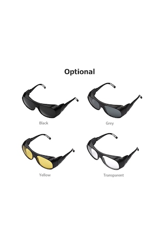 Yuntech01 Elektrik Kaynağı Korumalı Gözlük - Şeffaf Lensli, Buhar Tutan, Darbe Ve Yağa Dayanıklı İş Güvenliği Göz Koruyucu