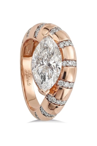 Mirada De Luz Pırlanta Yüzük Rose Gold