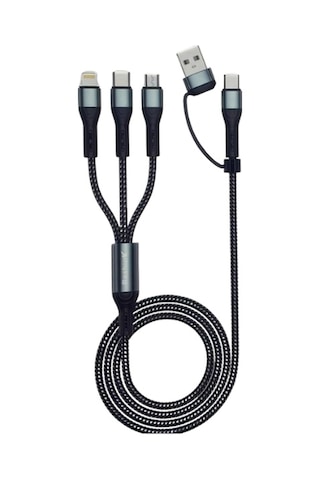 Ferro Re-11 Reshurk 6in1 Type-c & Micro & Lightning Hızlı Şarj Ve Data Kablosu 120cm