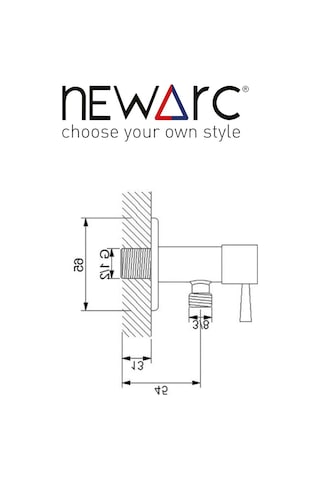 Newarc 191131 Minart Ara Musluk Krom