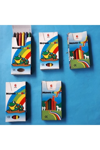 Pastel Boya Kuru 6 Renk Silinebilinir 5 Adet Fiyatı