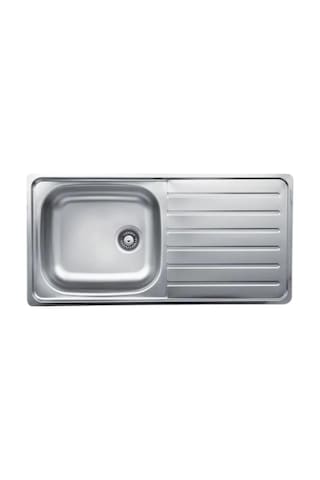 Livinox Dorian 50x100cm Tek Gözlü Sağ Damlalıklı Paslanmaz Çelik Mutfak Eviyesi Inox