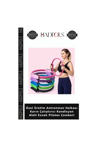 Özel Üretim Antrenman Halkası Karın Çalıştırıcı Kondisyon Aleti Esnek Pilates Çemberi
