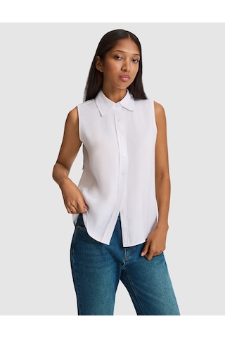 Pierre Cardin Kadın Beyaz Gömlek Kısa Kollu 50328644-vr013
