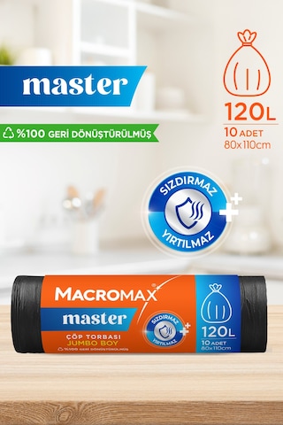Master Çöp Torbası Jumbo Boy 10'lu