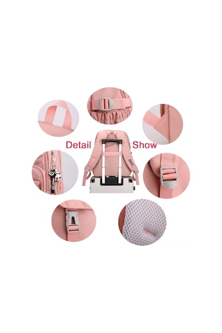 Xiyyadms Su Geçirmez Kadın Sırt Çantası - 17 İnç Laptop Taşıma, 28l Kapasite, Panda Aksesuar Hediyeli Çok Renkli