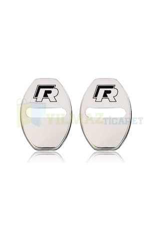 Volkswagen R Logo Kapı Kilit Kaplama Polo Scirocco Metal