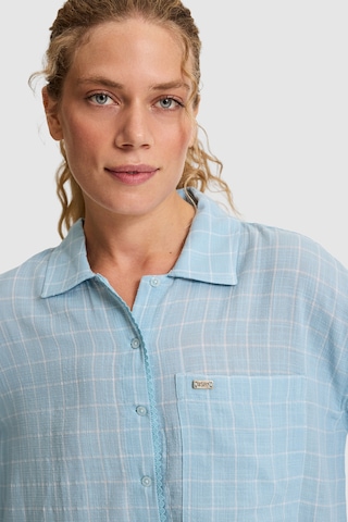 U.S. Polo Assn. U.s. Polo Assn. Kadın Mavi Gömlek Desenli 50324650-vr036