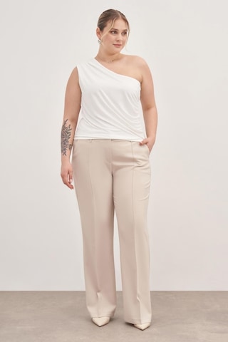 Myline Tek Omuz Drapeli Top-1759-beyaz Beyaz
