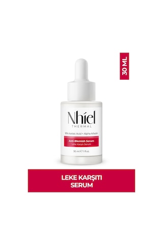 Nhiel Thermal Leke ve Kızarıklık Karşıtı Cilt Bakım Serumu 30 ML | %10 Azelaik Asit + Alfa Arbutin